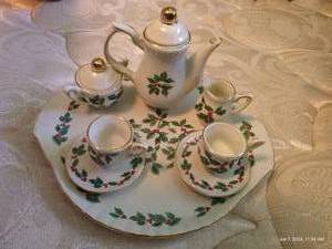 lot 202 image: Mini Christmas Tea Set