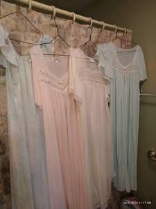 lot 239 image: Four Long, Vintage Style Nightgowns