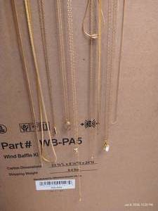 lot 254 image: Gold-toned Necklaces & Bracelet