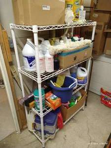 lot 258 image: White Shelf (Not Contents)