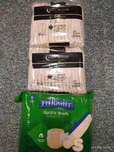 lot 263 image: Three New Adult Diaper Packs