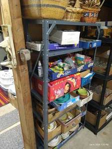 lot 270 image: Metal Shelf (Contents not included)