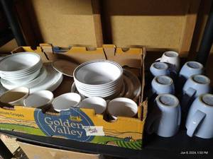 lot 277 image: Two sets of Corelle & Mugs