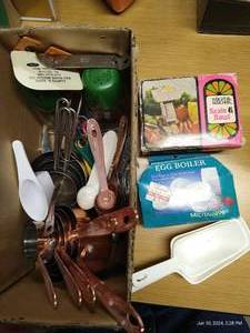 lot 338 image: Measuring Cups & Spoons, Utensils