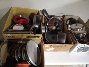 lot 352 image: Pots, Pans, Cupcake Tins
