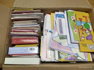 lot 362 image: Box of Unused Misc Cards