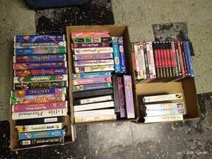 lot 378 image: Three Boxes of VHS & Dvds