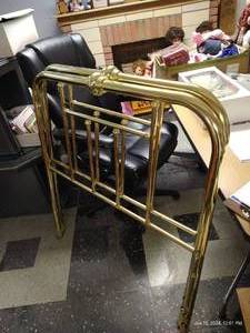 lot 417 image: Two Twin Brass Bed Headboards