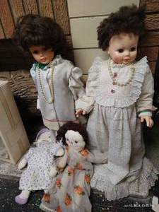 lot 436 image: Four Vintage Dolls