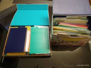 lot 438 image: Two Large Boxes of Hallmark Greeting Cards