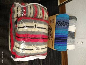 lot 458 image: Afghan & Western Blankets