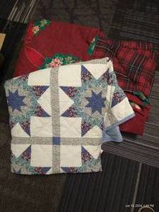 lot 464 image: Two Store Bought Quilts