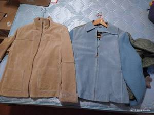 lot 506 image: Two Leather Suede Jackets