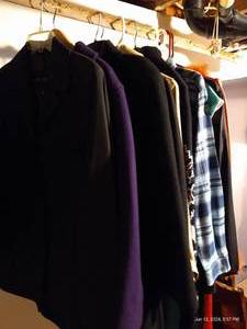 lot 523 image: Small Lot of Misc. Clothes - Mostly Coats