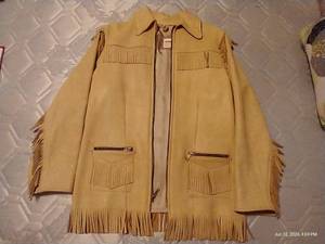 lot 529 image: Stunning Leather Scout Jacket - Uber Owatonna MN