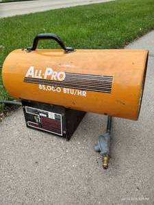 lot 633 image: AirPro Propane 85,000 BTU Forced Air Heater