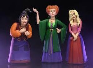 lot 95 image: NECA Hocus Pocus Toony Classics Sanderson Sisters 6 Scale Action Figures - 3pk