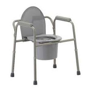 lot 146 image: Invacare 9650-4 All-In-One Aluminum Commode
