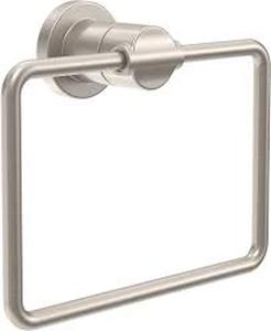 lot 68D image: Lot of 2 Delta NIC46-DN Nicoli Bath Towel Ring Satin Nickel Finish