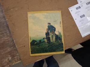 lot 51 image: Vintage Nautical Artwork Print