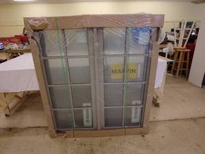 lot 91 image: Marvin Double Hung Windows - Lot of 2