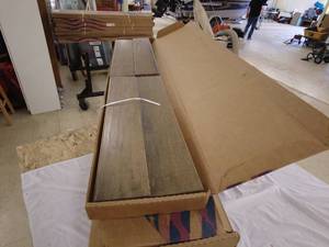 lot 108 image: Lot of 6 Boxes of Engineered Hardwood Flooring