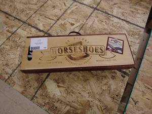 lot 122 image: St. Pierre Horseshoes Set - Presidential Edition