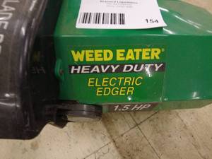 lot 154 image: Weed Eater Heavy Duty Electric Edger 1.5 HP