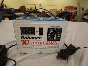 lot 166 image: Schauer 10 Amp Sportsman Deep Cycle Battery Charger