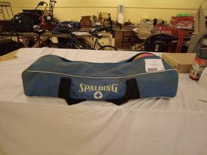 lot 169 image: Spalding Volleyball and Badminton Combo Set
