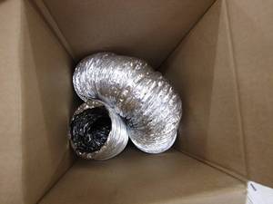 lot 183 image: Flexible Aluminum Ducting Hose - 8 Inch Diameter