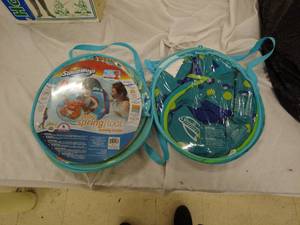 lot 186 image: SwimWays Baby Spring Float Activity Center - 2 Pack