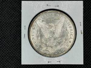 1890 Morgan Silver Dollar Marked MS64 When Purchased