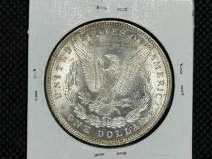 1891 Morgan Silver Dollar Marked BU64 When Purchased