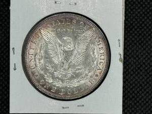 1896 Morgan Silver Dollar Marked MS63 When Purchased