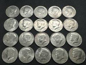 20 Bicentennial Half Dollars