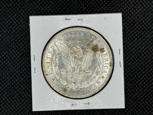 1882 Morgan Silver Dollar Marked MS63 When Purchased