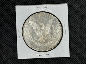 1883  Morgan Silver Dollar Marked MS63 When Purchased