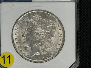 1883-O Morgan Silver Dollar PCI Graded MS64