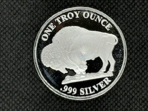 BU One Ounce .999 Silver Buffalo Round
