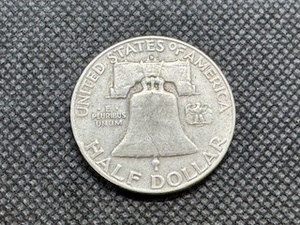 1952-D Silver Franklin Half Dollar