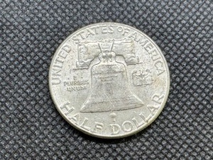 1961 Silver Franklin Half Dollar