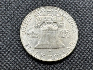 1961-D Silver Franklin Half Dollar