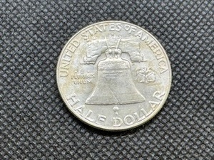 1961-D AU Silver Franklin Half Dollar