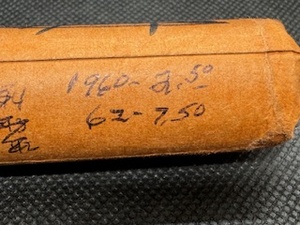 Roll of 40 1960 and 1962 Silver Washington Quarters