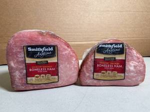 lot 36 image: B - Smithfield Hickory Smoked Boneless Sliced Ham - See Pictures for Lbs