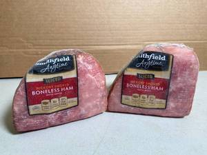 lot 96 image: B - Smithfield Hickory Smoked Boneless Sliced Ham - See Pictures for Lbs
