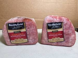 lot 149 image: B - Smithfield Hickory Smoked Boneless Sliced Ham - See Pictures for Lbs