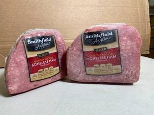 lot 172 image: B - Smithfield Hickory Smoked Boneless Sliced Ham - See Pictures for Lbs