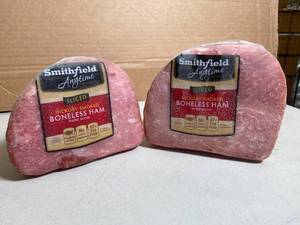 lot 247 image: B - Smithfield Hickory Smoked Boneless Sliced Ham - See Pictures for Lbs